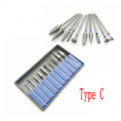 Набор алмазных буров фрез 10 шт S-Body Technology Смела