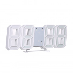 Часы настольные электронные RIAS LY-1089 LED с будильником и термометром Green Ligh White (3_02673) Александрия