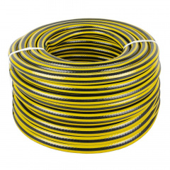 Шланг садовый для полива MASTERTOOL PCHELKA ¾ 50 м Black and Yellow (92-1069) Червоноград