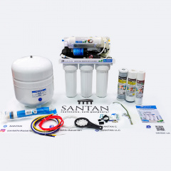 Система обратного осмоса Santan 50G RO5P, 5 ступеней, c помпой Киев