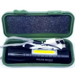 Ліхтарик ручний Bailong 511 COB USB micro charge/Світлодіодний ліхтар на акумуляторі Хмельник