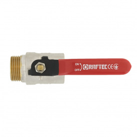 Кран шаровый Raftec RED PN40 НВ 1 ручка