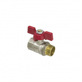 Кран шаровый ЭКО PN20 НВ 1/2 EKB-11 бабочка