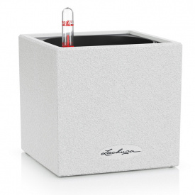 Вазон Lechuza Canto Stone 14 кварцевый белый 1.5 л