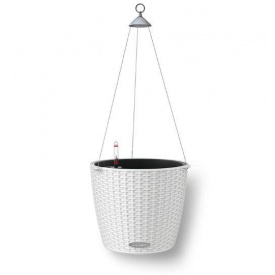 Вазон Lechuza Cottage Nido 28 белый 6 л