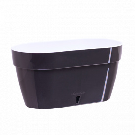 Умный вазон WINDOWS BOX 12 л. антрацит-белый Santino