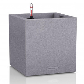 Вазон Lechuzа Canto Stone Low 30 серый камень 12 л