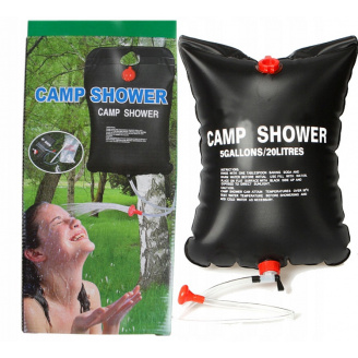 Літній душ Camp Shower 20 л для кемпінгу туризму та дачі похідної переносної