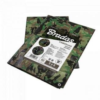 Тент камуфляж CAMOforest 5х6м 90 г/м² Bradas