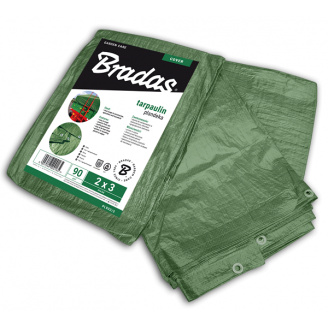 Тент усиленный GREEN 90 г/м² 8х12м Bradas