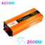 Перетворювач напруги 12V-220V 2000W Інвертор автомобільний 5 Core 2000W (5689) Веселе