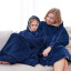 Толстовка Huggle Hoodie Blanket з капюшоном та рукавами VigohA Синій Березнегувате