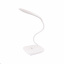 Лампа настольная сенсорный включатель MASTERTOOL 125х100х350 мм COB LED 3 режима USB 3xAA ABS White (94-0815) Киев