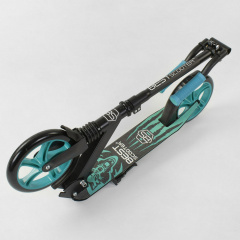 Самокат Best Scooter Wolf 49733 Складной, Амортизатор, Подножка (361649) Вишневе