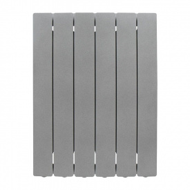 Горизонтальный алюминиевый радиатор FONDITAL BLITZ SUPER B4 500/100 GRAPHITE 3R дизайнерский 6 секций