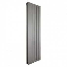 Вертикальный алюминиевый радиатор NOVA FLORIDA LEDRO S/90 1600 мм GRAPHITE 3R дизайнерский 6 секций