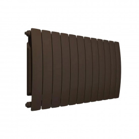 Дизайнерский радиатор Terma Camber 575x640 мм горизонтальный коричневый