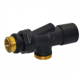 Кран отсекающий Carlo Poletti FIRST REVERSA 1/2″x24-19 реверсивный BLACK MATTE