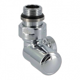 Кран отсекающий Сarlo Poletti FIRST CORNER трехосевой 1/2″х24-19 SX левый хром