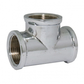 Тройник Remer 1/2" ввв хромированный