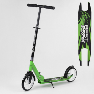 Самокат Best Scooter 98829 Двухколесный, Подножка (361646)