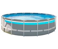 Intex Каркасный бассейн Intex 26730 (488х122 см) с картриджным фильтром, лестницей и тентом