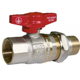 Кран шаровый с накидной гайкой Santan (американка), № 322 3/4"