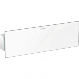 Шланговое подсоединение для душа Hansgrohe Fixfit Porter 300 с держателем и полочкой, белый хром (26456400)