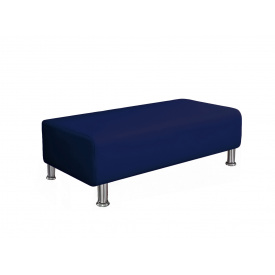 Банкетка офисная Tobi Sho Реми для ожидания 1000x520x380, кожзам Темно-синий 2227