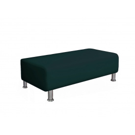 Банкетка офісна Tobi Sho Ремі для очікування 1500x520x380, шкірзам Морська хвиля 2215