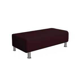 Банкетка офисная Tobi Sho Реми для ожидания 1200x520x380, кожзам Темный шоколад 22311