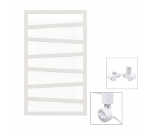 Полотенцесушитель комбинированный Terma Zigzag 835x500 White, тен MOA + вентиль Integra