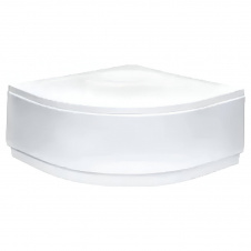 Поддон полукруглый BESCO DIPER 80x80x24/35см с сиденьем и ножки (#BAD-80-NK)