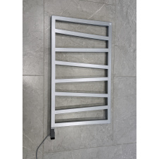Полотенцесушитель электрический Terma Zigzag 835x500 Silver mat, тен ONE