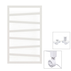 Полотенцесушитель комбинированный Terma Zigzag 835x500 White, тен MOA + вентиль Integra Мелитополь