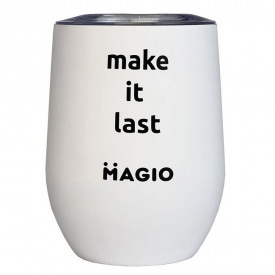 Термокружка из нержавеющей стали 350 мл MAGIO MG-1042 White N