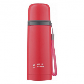 Термос для чая 350 мл Well Done WD-7153R Red N