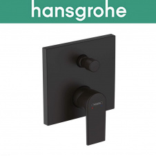 Смеситель Hansgrohe (art 71468670) для ванны однорычажный, скрытого монтажа для iBox universal, Vernis Shape, Чёрный матовый