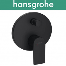 Смеситель Hansgrohe (art 72468670) Rebris E для ванны, однорычажный, скрытого монтажа для iBox universal, Чёрный