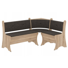 Кухонний куточок MealMingle-1 (тканина, савана кава + сонома, 160х120 см)