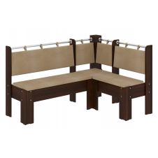 Кухонний куточок SnowSup-1 (тканина, браун торонто + горіх, 150х110 см)