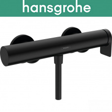 Смеситель Hansgrohe (art 75620670) для душа настенный, однорычажный, скрытого монтажа, Vivenis, Чёрный мат