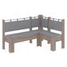 Кухонний куточок SnowSup-1 (шкірзам, сірий + трюфель, 150х110 см)