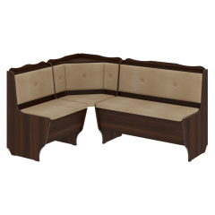 Кухонний куточок DineDream-1 (тканина, браун торонто + горіх, 160х120 см) Чернівці