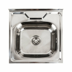 Кухонная мойка Platinum 5050 Полировка (0,7/160 мм) квадратная, из нержавеющей стали Київ