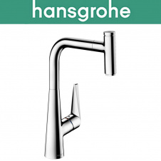 Смеситель Hansgrohe (art 72821000) для кухни однорычажный, с выдвижной изливом TALIS Select S 300