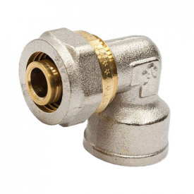 Угол с внутренней резьбой с проточкой Santan 16х1/2"