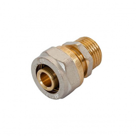 Сгон с наружной резьбой с проточкой Santan 20х1/2"