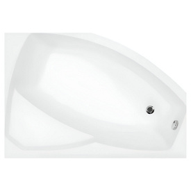 Ванна акриловая BESCO RIMA левосторонняя 130х85 L б/н (#WAR-130-NL)