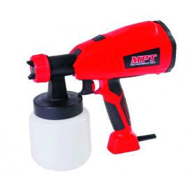 Краскопульт электрический MPT 400 Вт 800 мл 60 DIN/с Ø 1,8/2,6 мм 800 мл/мин 1,5-2,5 бар Red and Black (MESG4003)